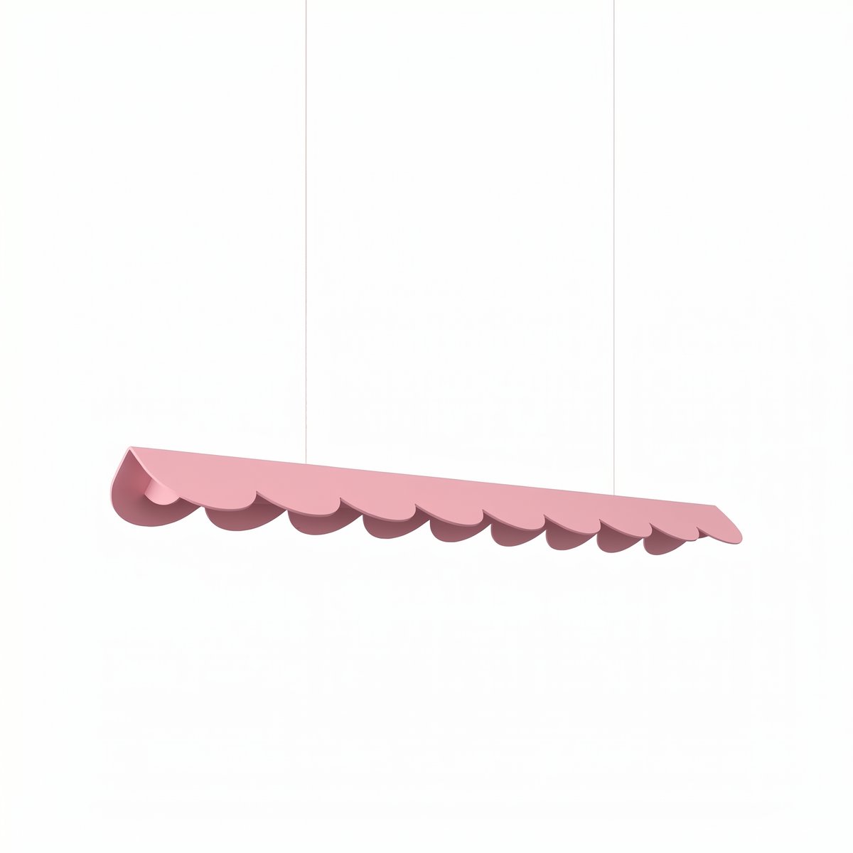 Suspension Aluminium Rose LED 1 Biscuit rose, EDEN