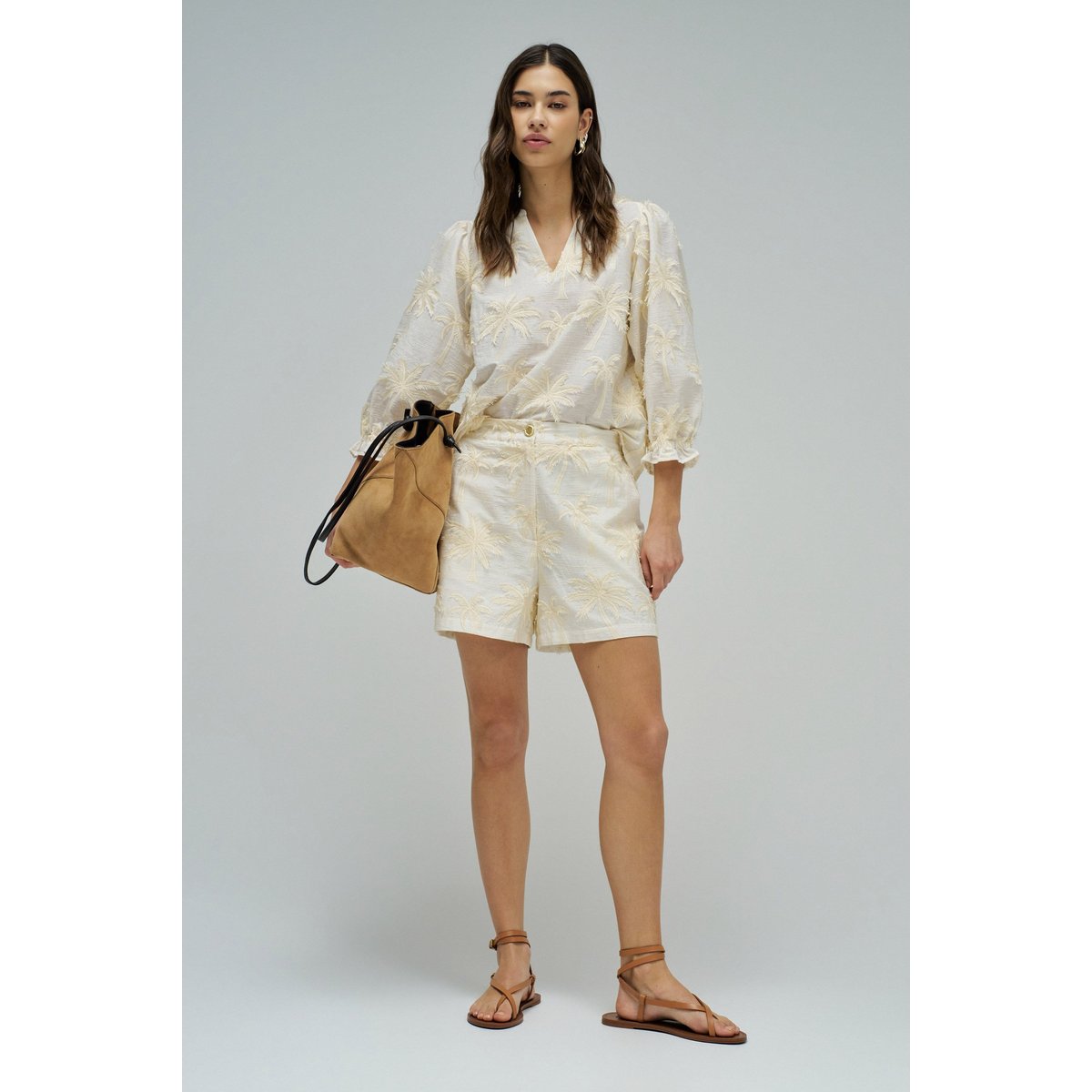 PANTALONS AVEC EFFET TRIDIMENSIONNEL blanc, SALSA JEANS