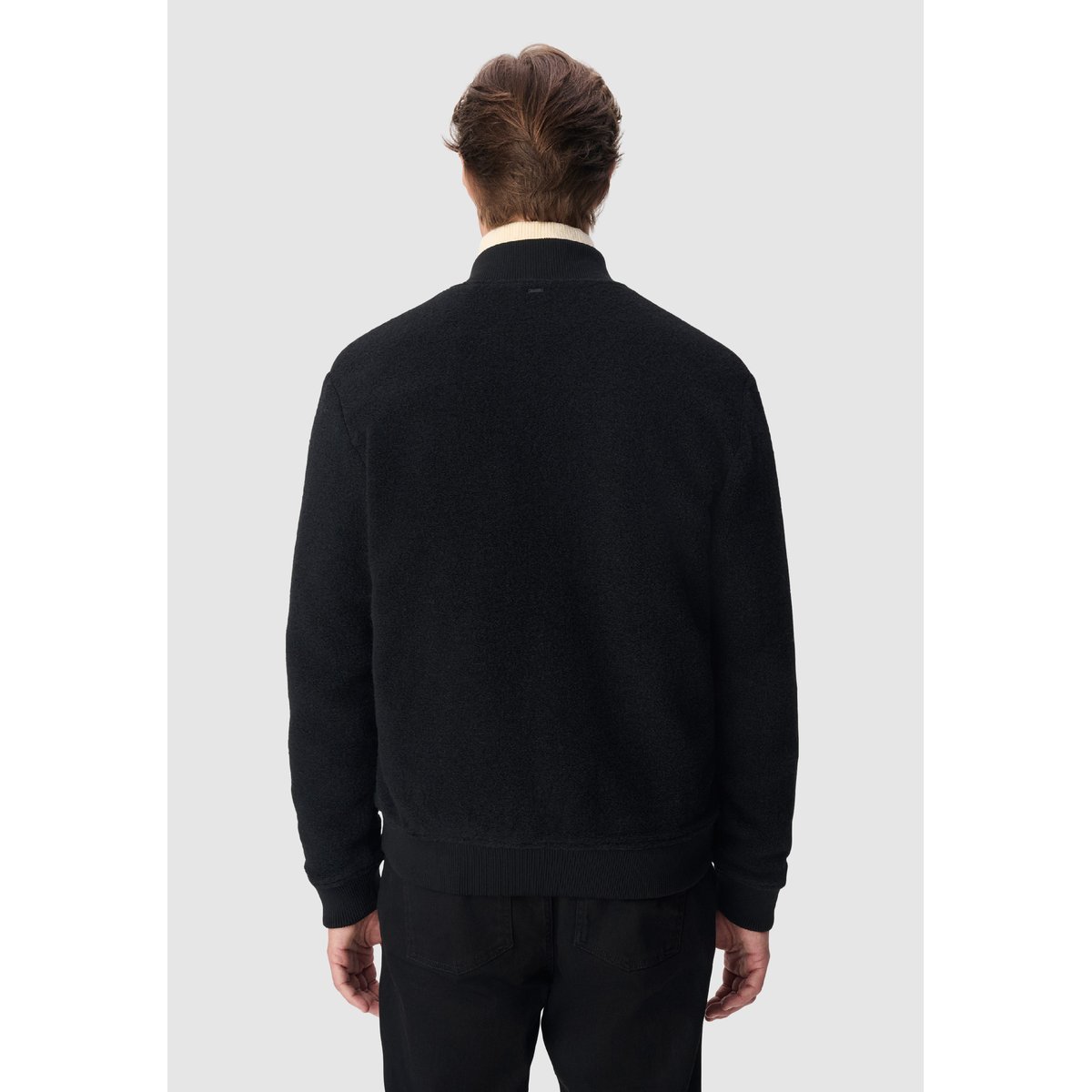 Cardigan teddy laine bouillie noir, IKKS