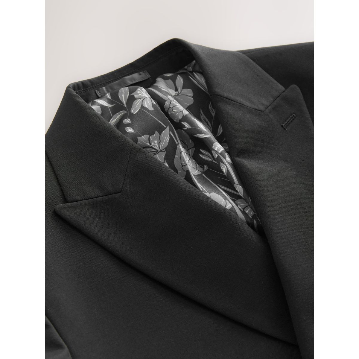 Veste de costume à deux boutons noir, NEXT