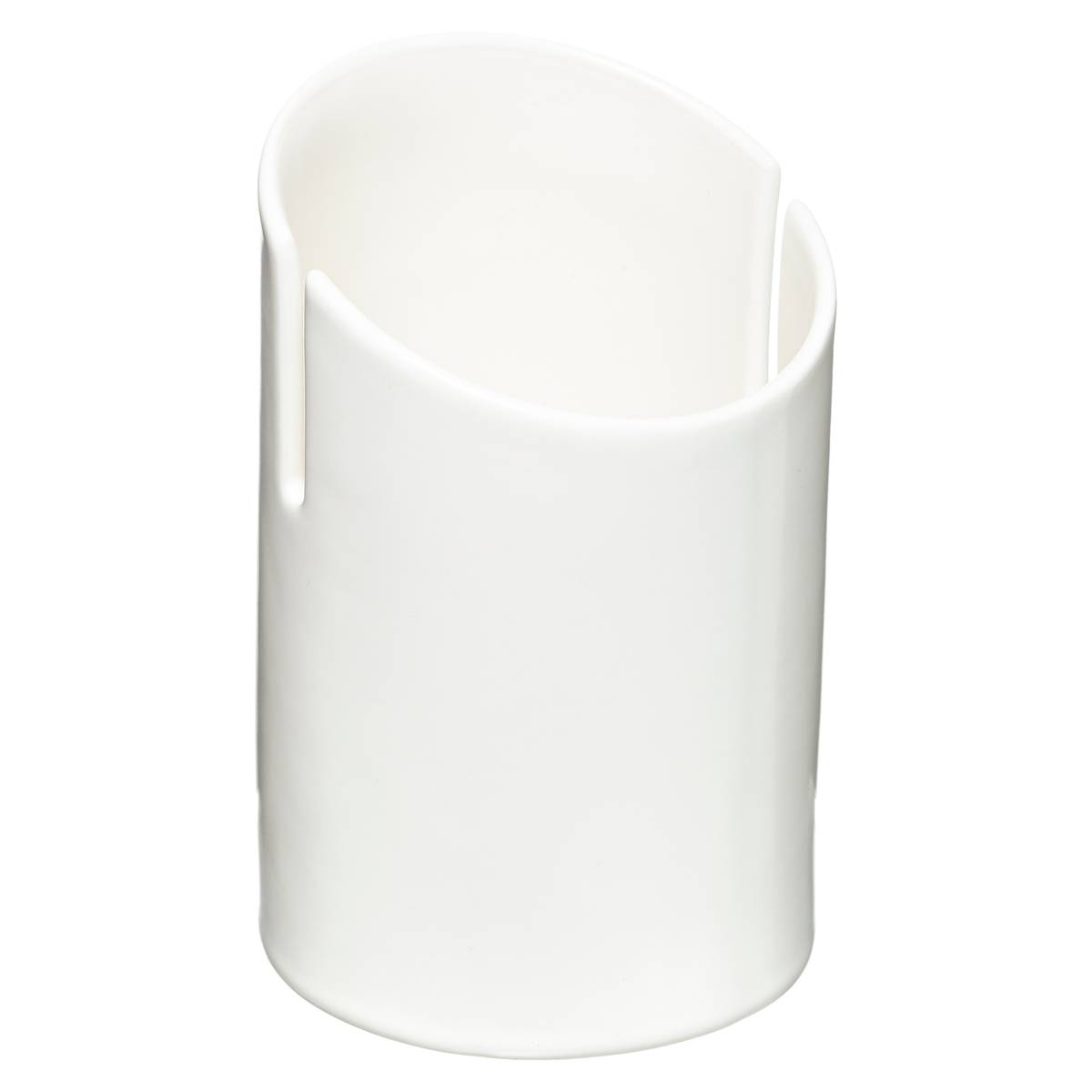 Pot à ustensiles 2 compartiments SERAMIK blanc, 5FIVE SIMPLY SMART