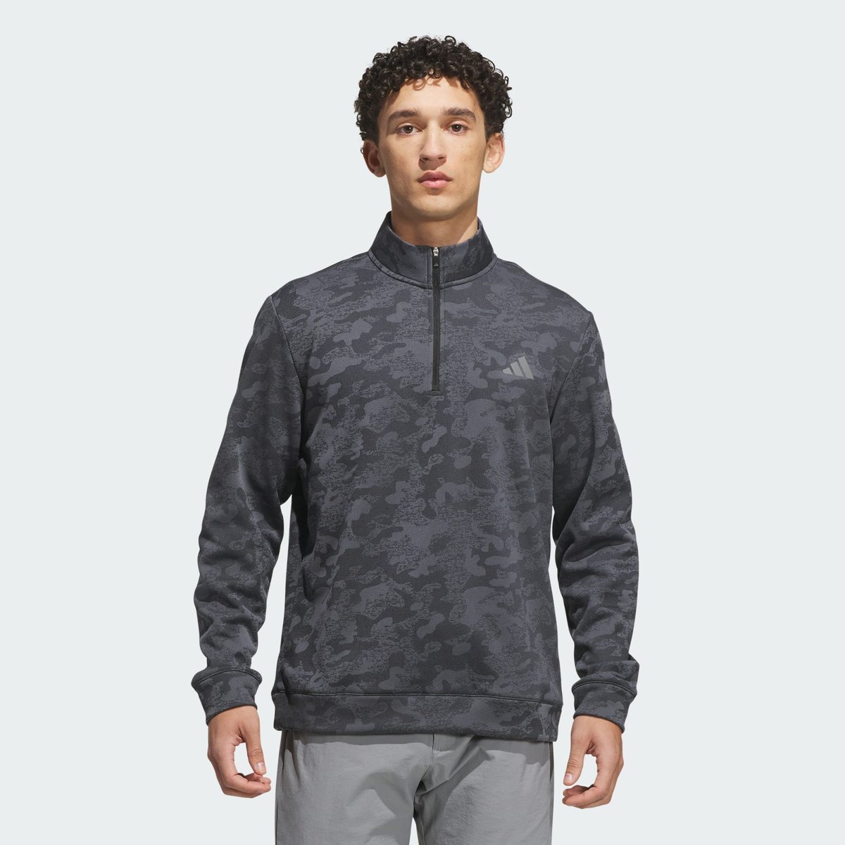 Sweat-Shirt Zip 1/4 Déperlant Durable Ultimate365 Sweat-Shirt Zip 1/4 Déperlant Durable Ultimate365 black / grey four, adidas Performance