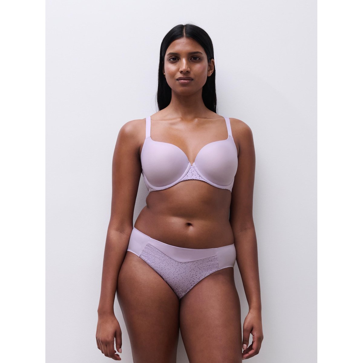 Soutien-gorge coques emboîtant NORAH mauve, CHANTELLE