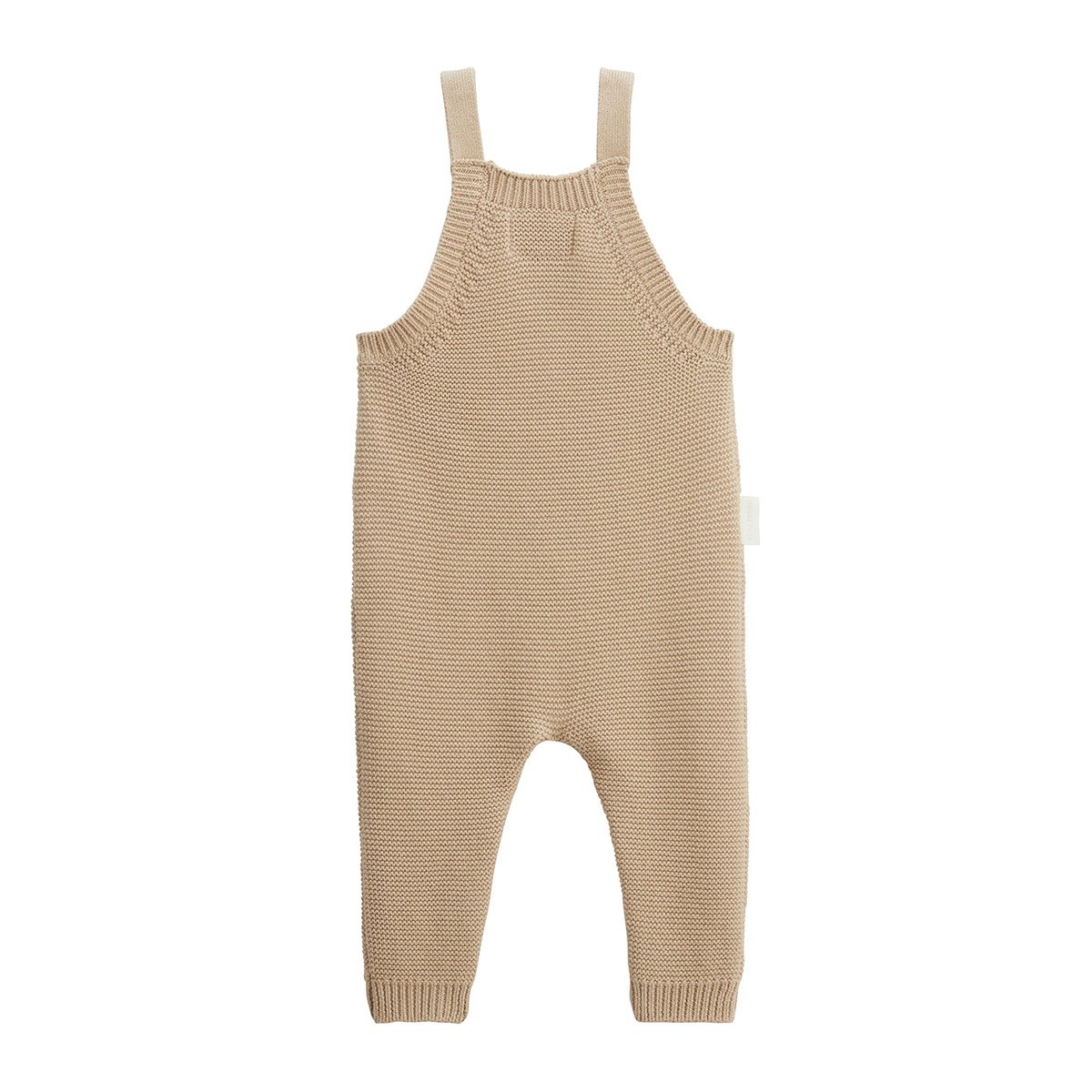 Salopette bébé en tricot Hello Baby sable, PETIT BEGUIN