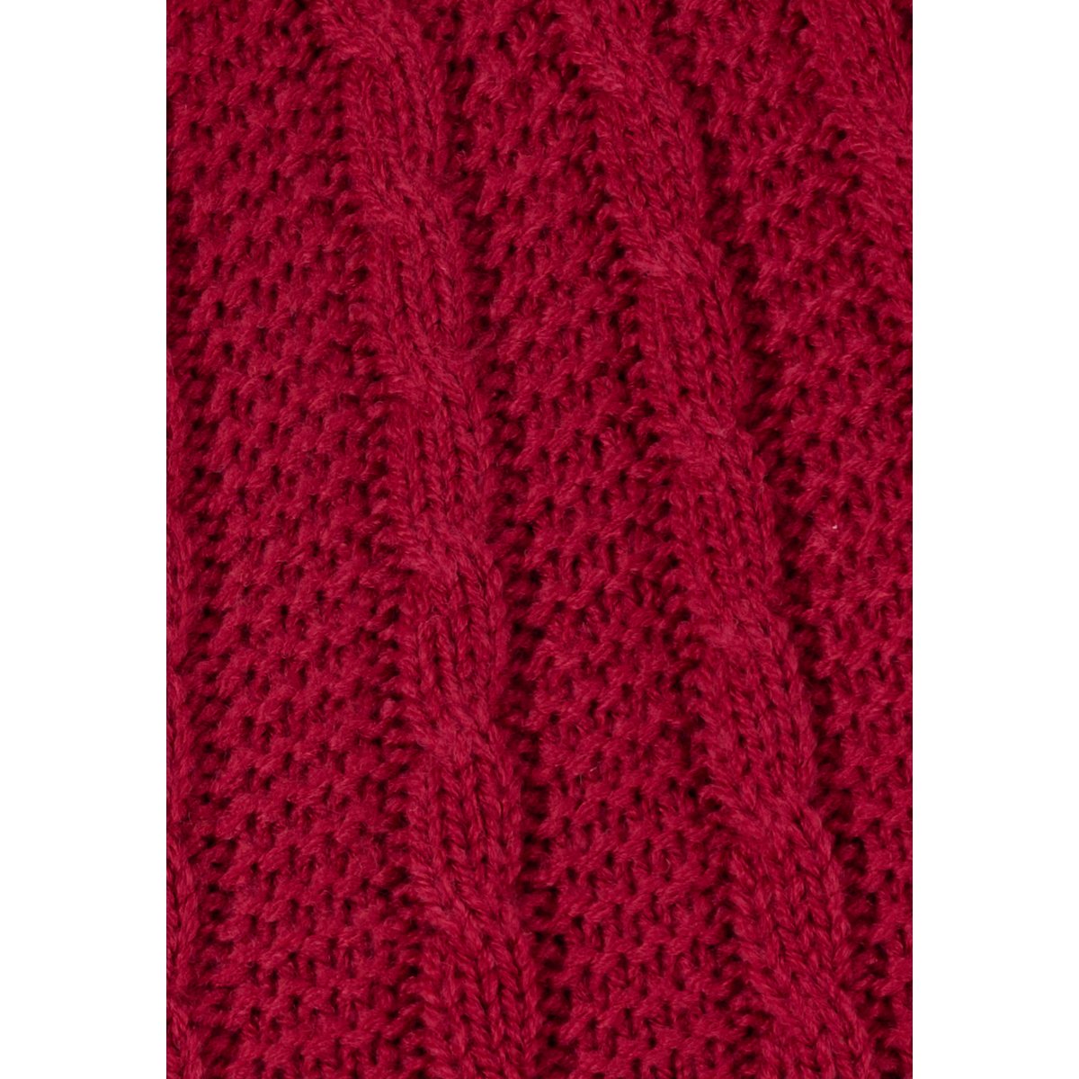 Cardigan maille fantaisie manches longues rouge, DAMART