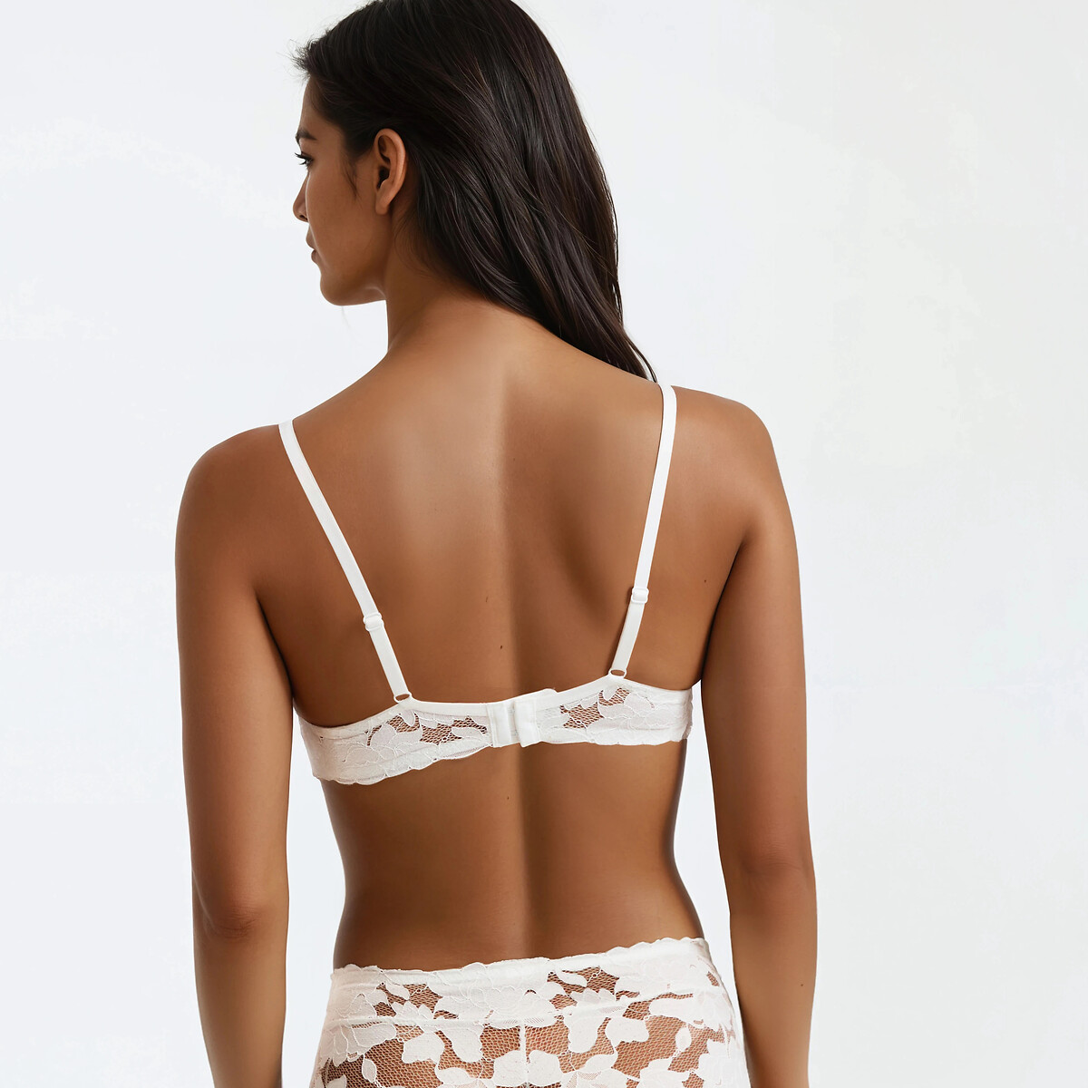 Solange Push-Up Bra in Lace ivory, ANNE WEYBURN