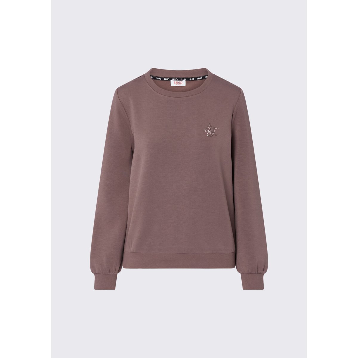 Sweat-shirt en scuba rose foncé, LIU JO