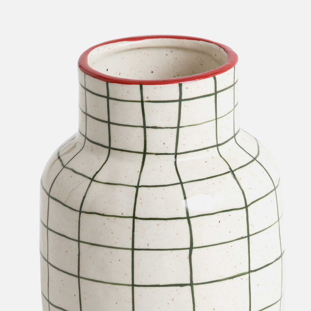 Vase en céramique à carreaux H14,4 cm, Neios multicolore, LA REDOUTE INTERIEURS