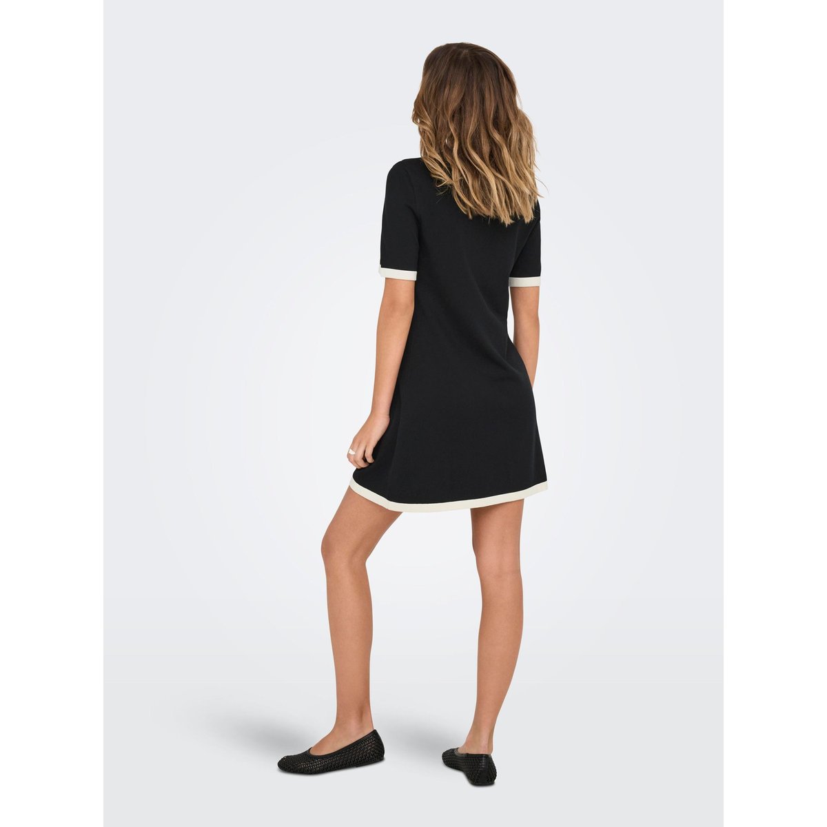 Robe En Maille ONLKARINA Robe courte noire - black, ONLY