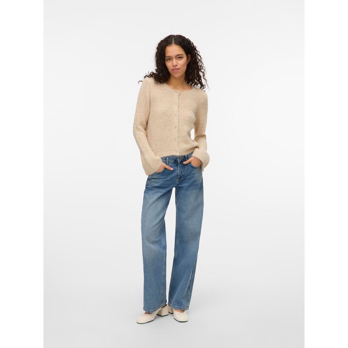 Cardigan oatmeal, VERO MODA
