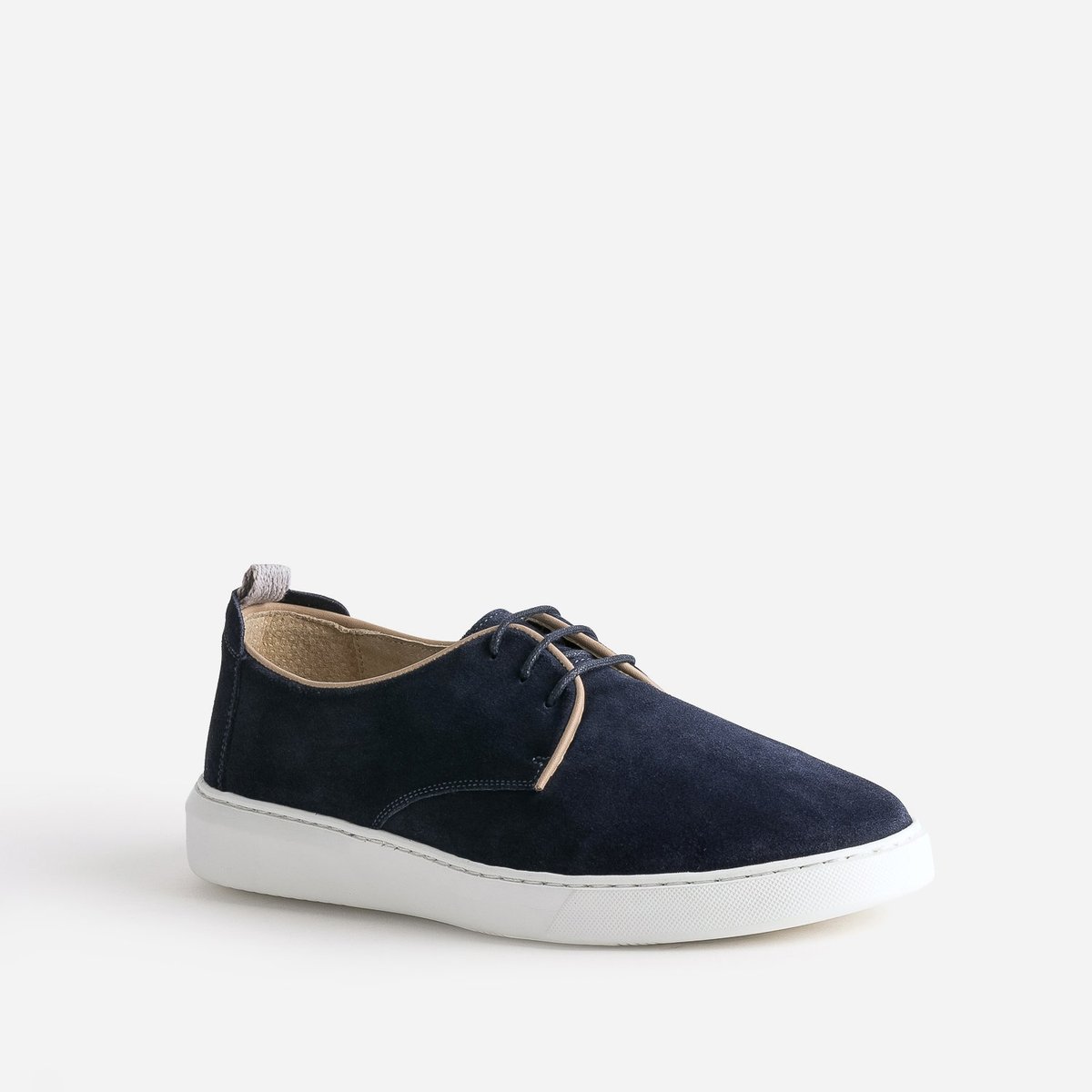 Basket en cuir PEIO marine, ERAM