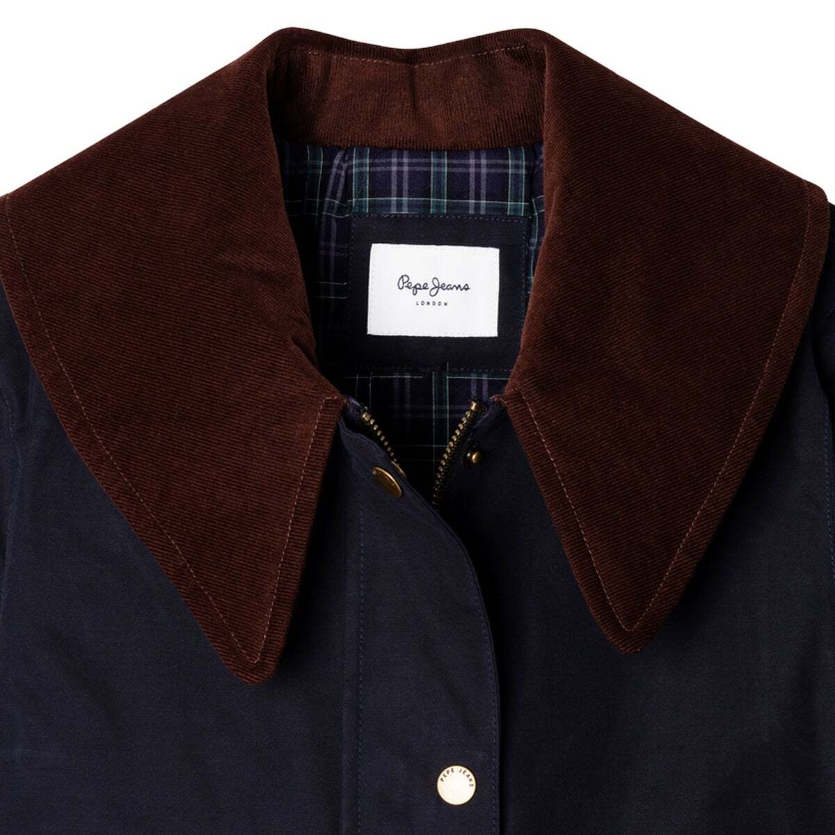 Veste Avec Finition Cirée bleu dulwich, PEPE JEANS