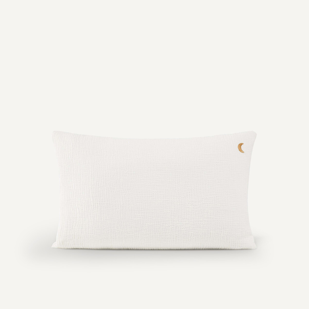 Taie d'oreiller gaze de coton biologique, Cuddly blanc ecume, AM.PM