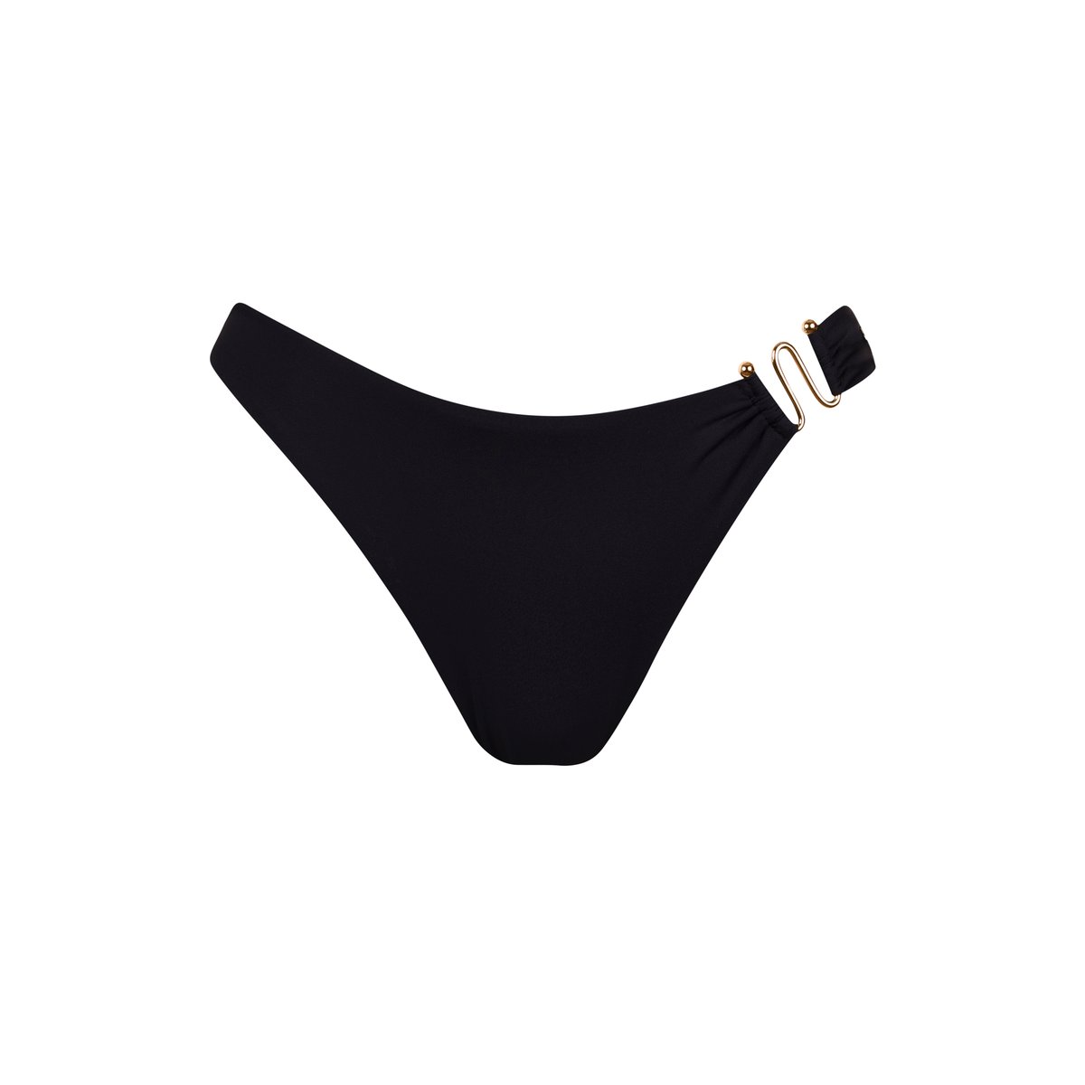 Bas maillot slip de bain bikini échancré taille basse Iceland noir, LISCA