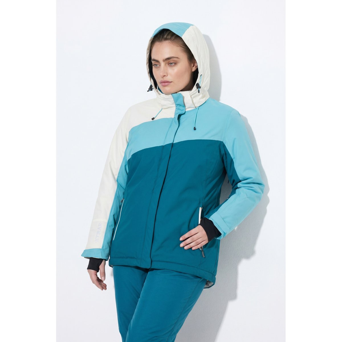 Veste technique, imperméable pétrole foncé, ULLA POPKEN