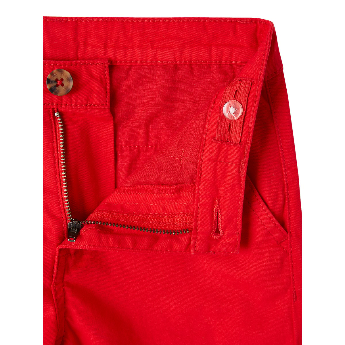 Bermuda chino rouge, VERTBAUDET
