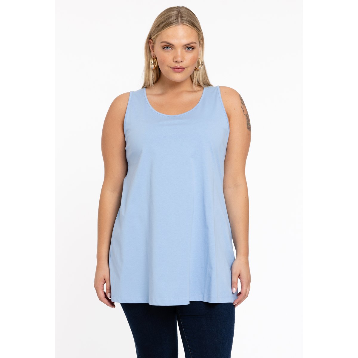 Débardeur sans manches bleu clair, YOEK