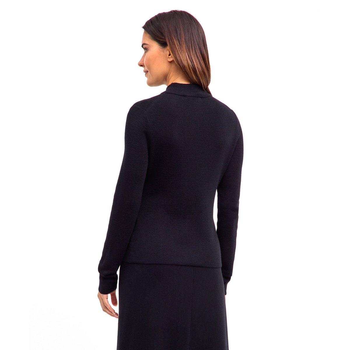 Pull-over Ultrafine Merino Wool noir, FALKE