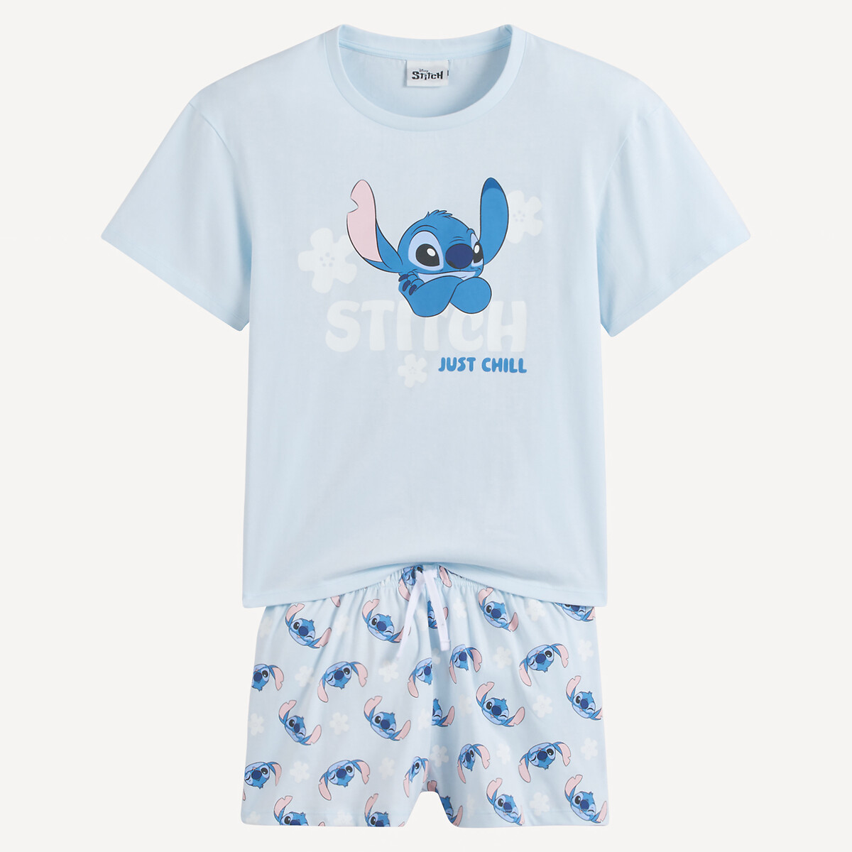 Pyjashort Stitch bleu, STITCH