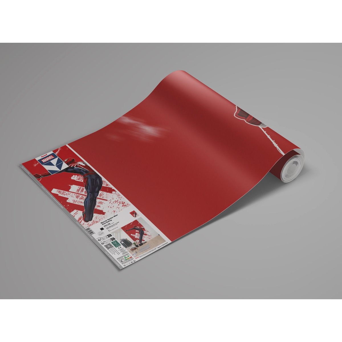 Papier peint Komar - Marvel Spider-Man Red Swing - 150 x 250 cm rouge, HEXOA