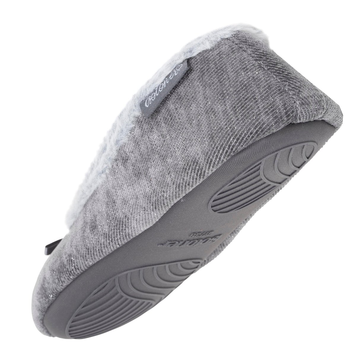 Chaussons extra-light Ballerines gris, ISOTONER