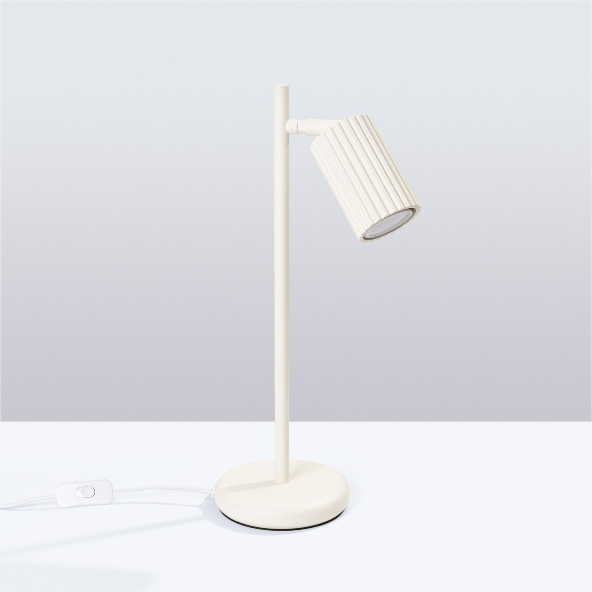 Lampe à poser Aluminium Beige GU10 1 Karbon beige, EDEN