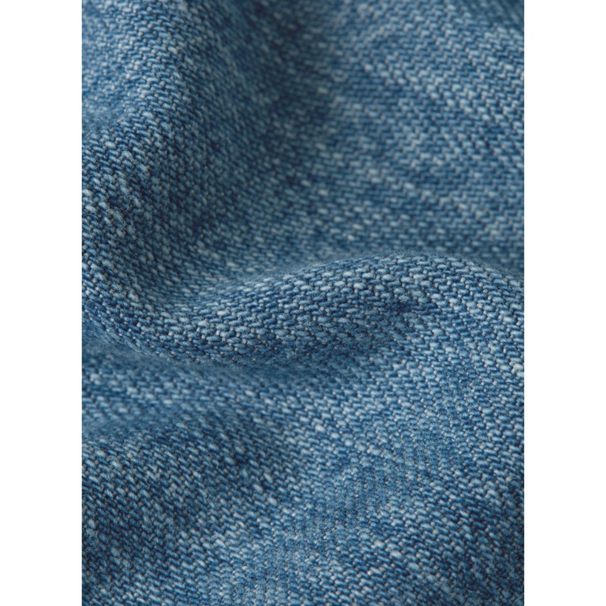 Chemise en jean en coton bleue unie avec une coupe droite et 1 poche bleu, G-Star RAW