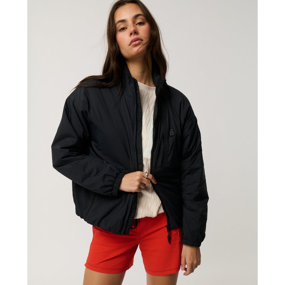 Doudoune SEARCH SERIES Packable Puffer noir, RIP CURL