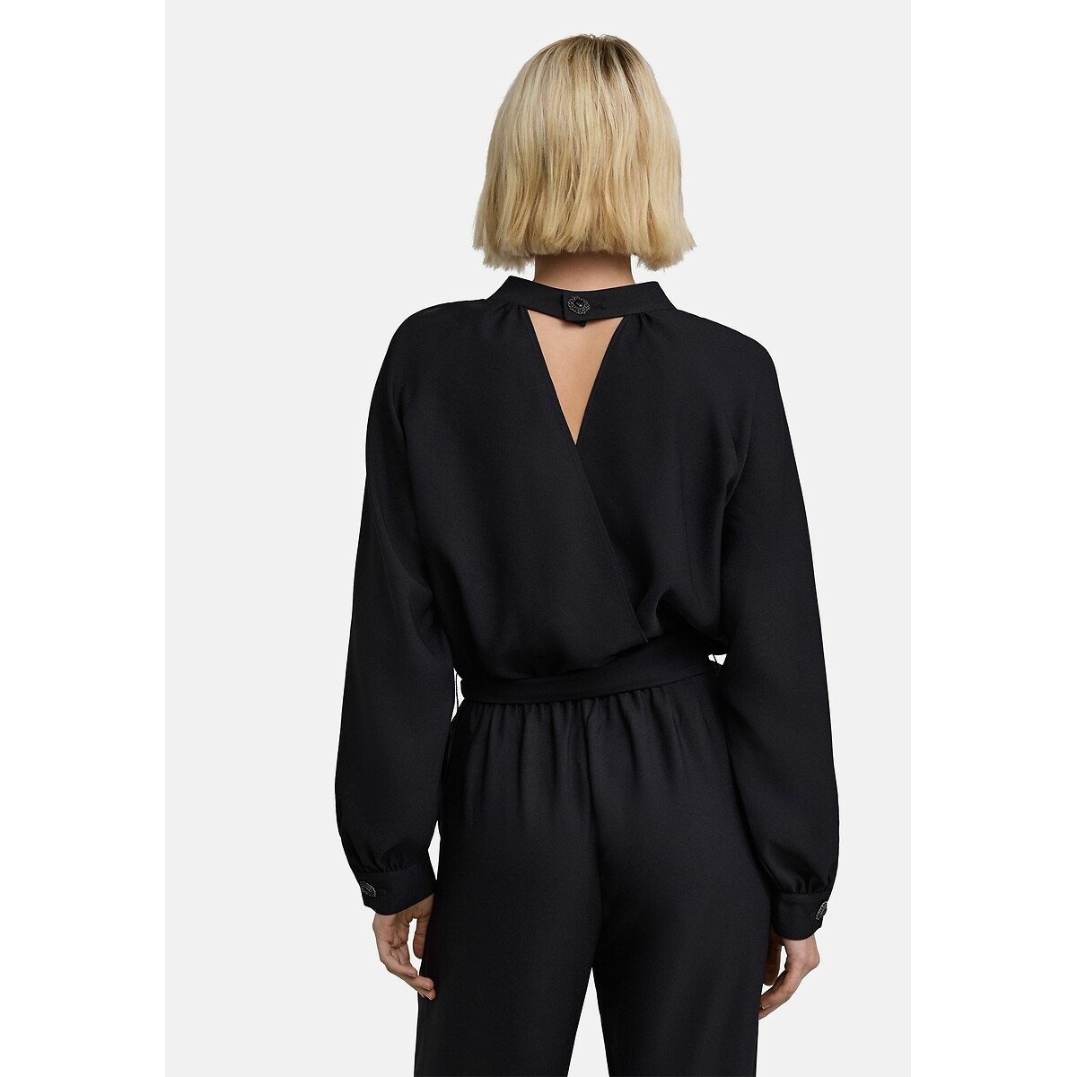 Long Sleeve Jumpsuit black, IKKS