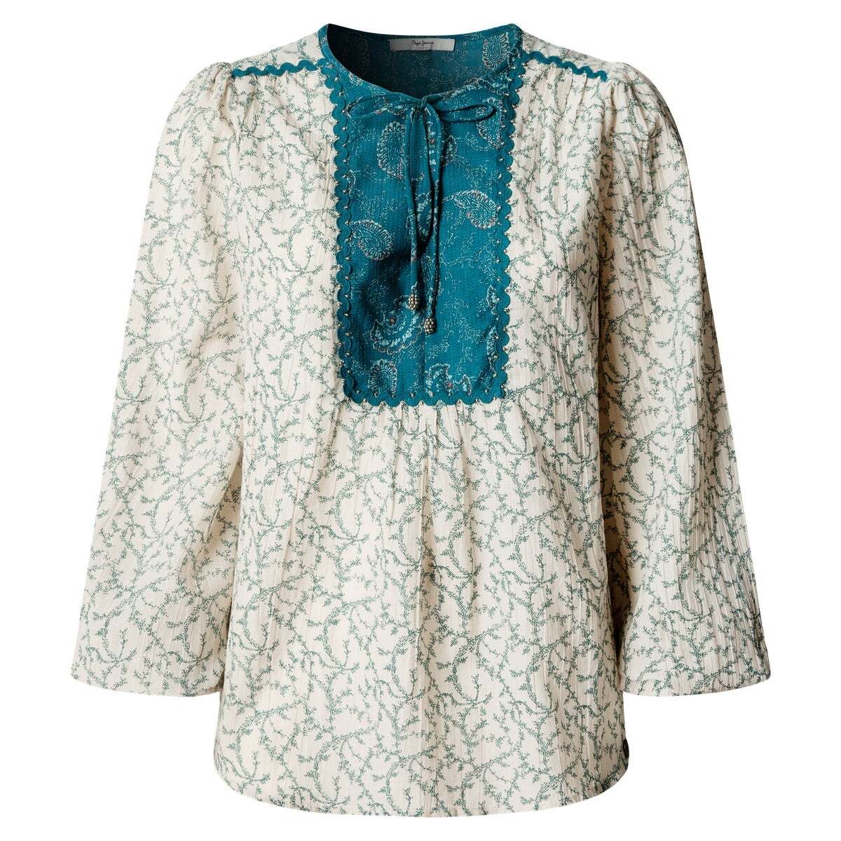 Blouse Fluide À Imprimé Floral blanche toile, PEPE JEANS