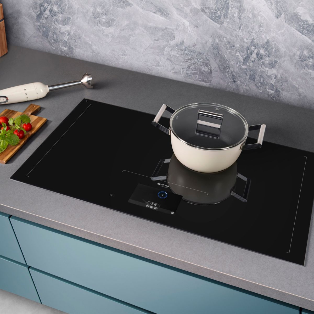 Plaque induction SIA1963D couleur unique, SMEG