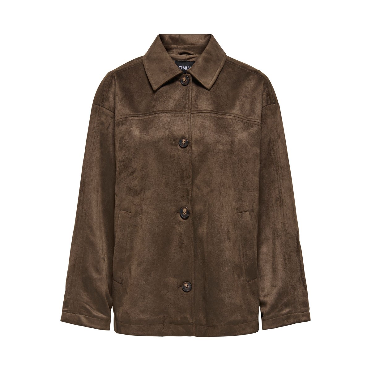 Veste En Daim grise - chocolate martini, ONLY