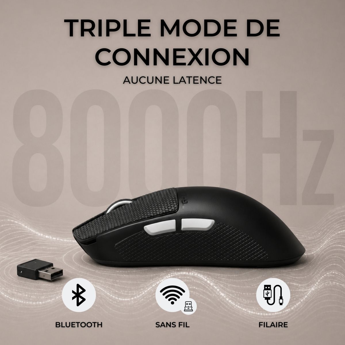 Souris Gamer Sans Fil KULT ELITE M150 couleur unique, THE G-LAB