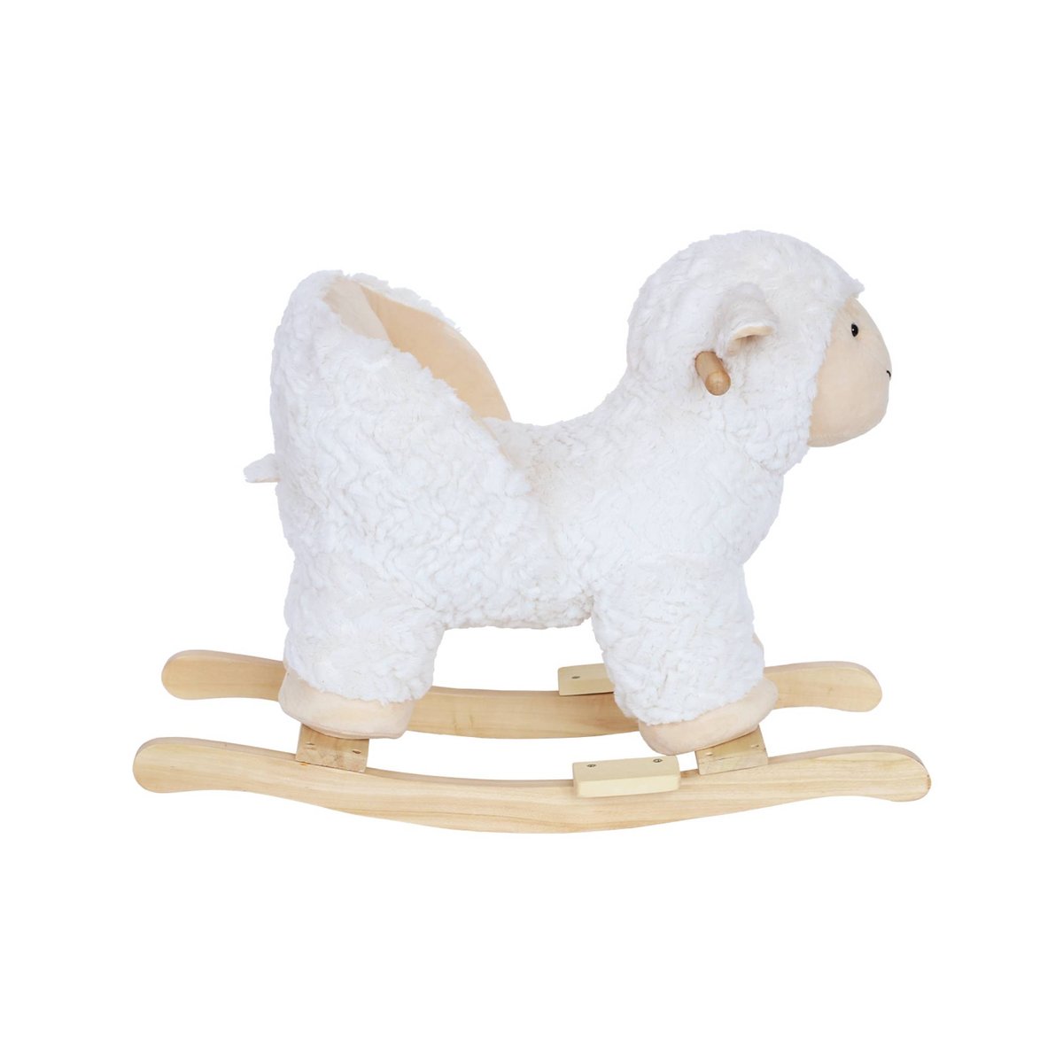 Fauteuil mouton à bascule pour enfant MAROA blanc, SWEEEK