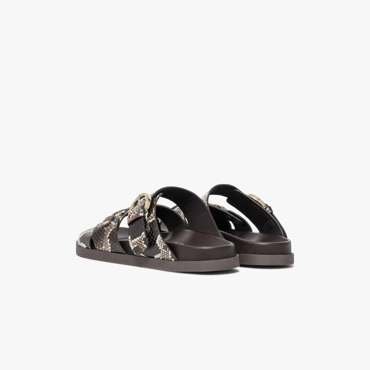 Mule en cuir YARA python, BOCAGE