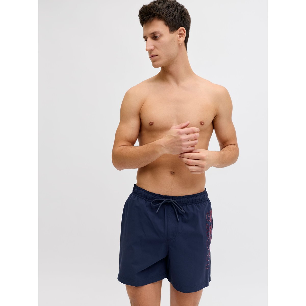Short De Bain navy blazer, JACK & JONES