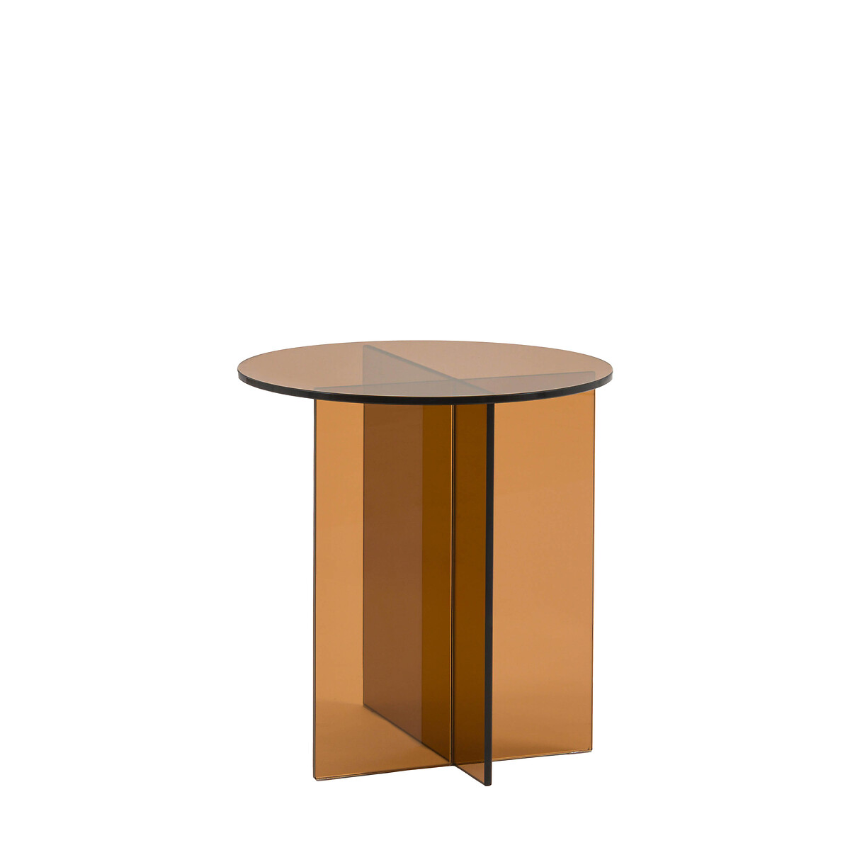 Percy Glass Side Table bronze, ÉDITÉ