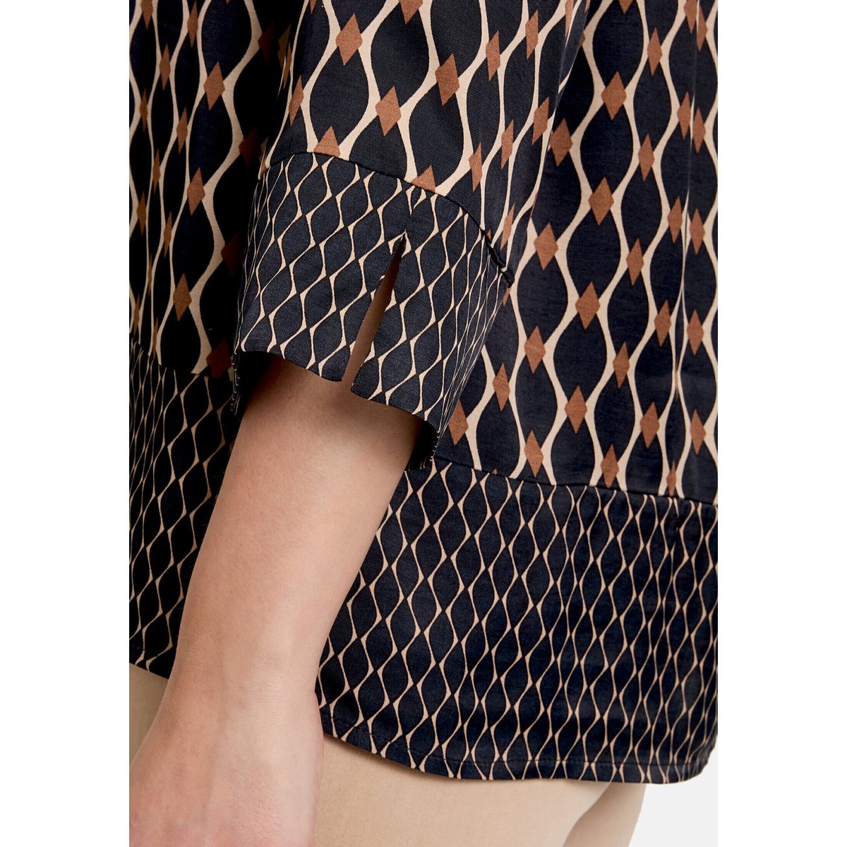 Tunique à imprimé noir/beige, BETTY BARCLAY