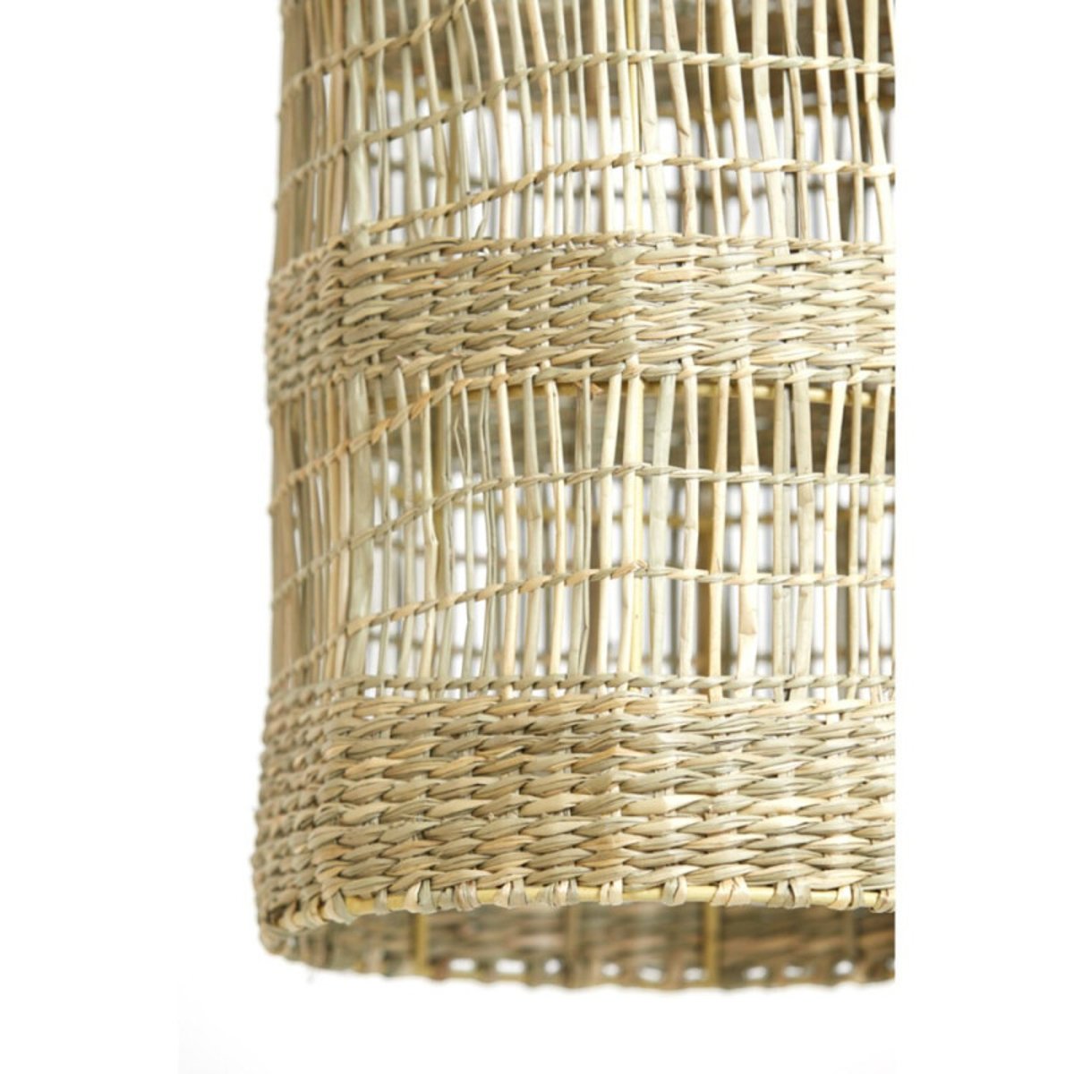 Petite Suspension Naturelle Latika Herbes Marines D20 beige, MILLUMINE