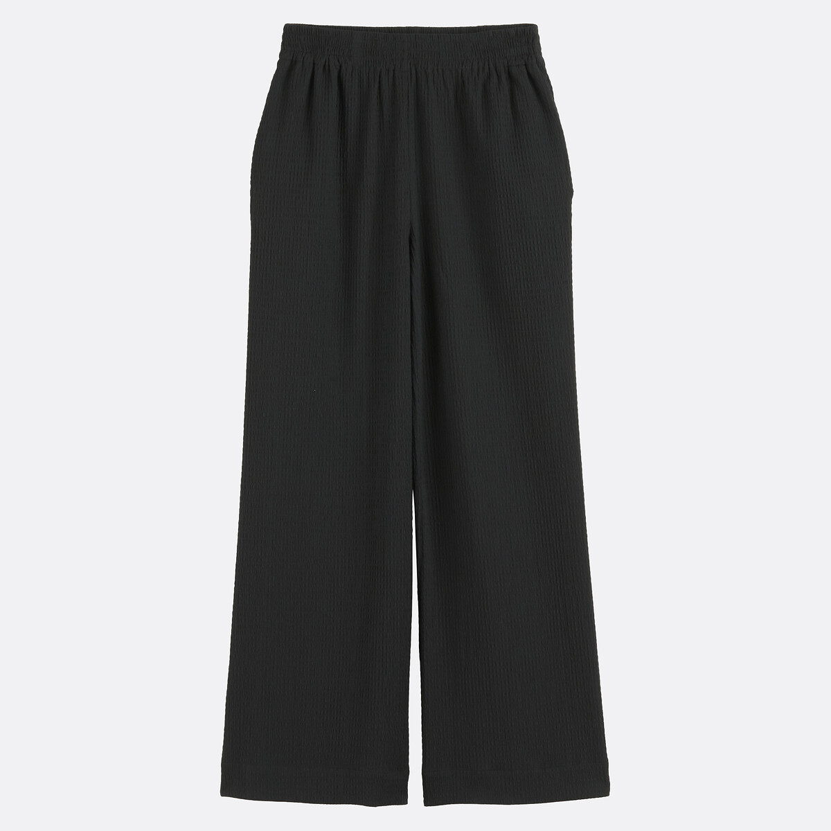 Weit geschnittene, fliessende Hose mit Dehnbund schwarz, LA REDOUTE COLLECTIONS