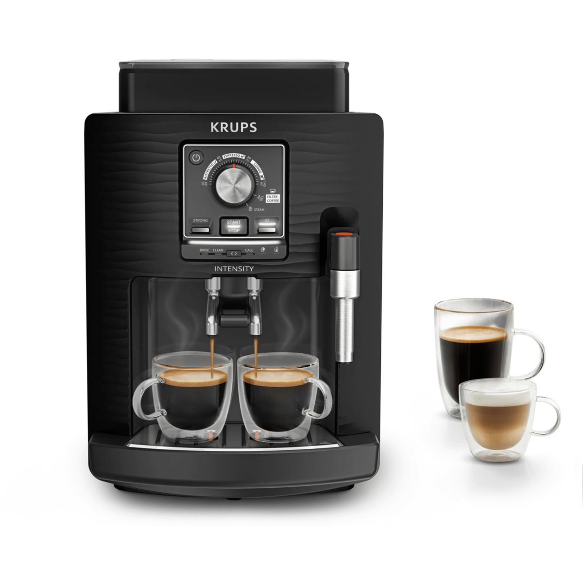 Expresso Broyeur Intensity, Machine espresso entièrementautomatique, 4 boissons EA5008E0 couleur unique, KRUPS