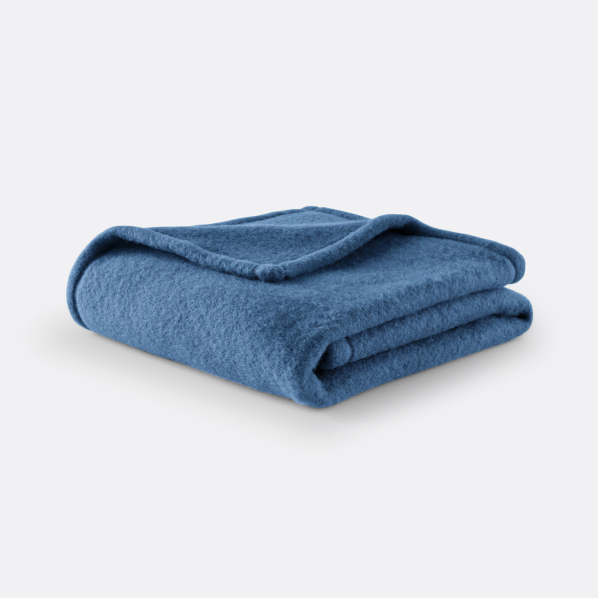 Coperta lana vergine Woolmark 600 g/m² blu, LA REDOUTE INTERIEURS
