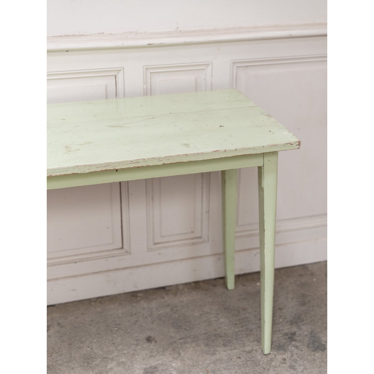 Grande console vert menthe Hanna N°1402 - Bon état vert, DEBONGOUT