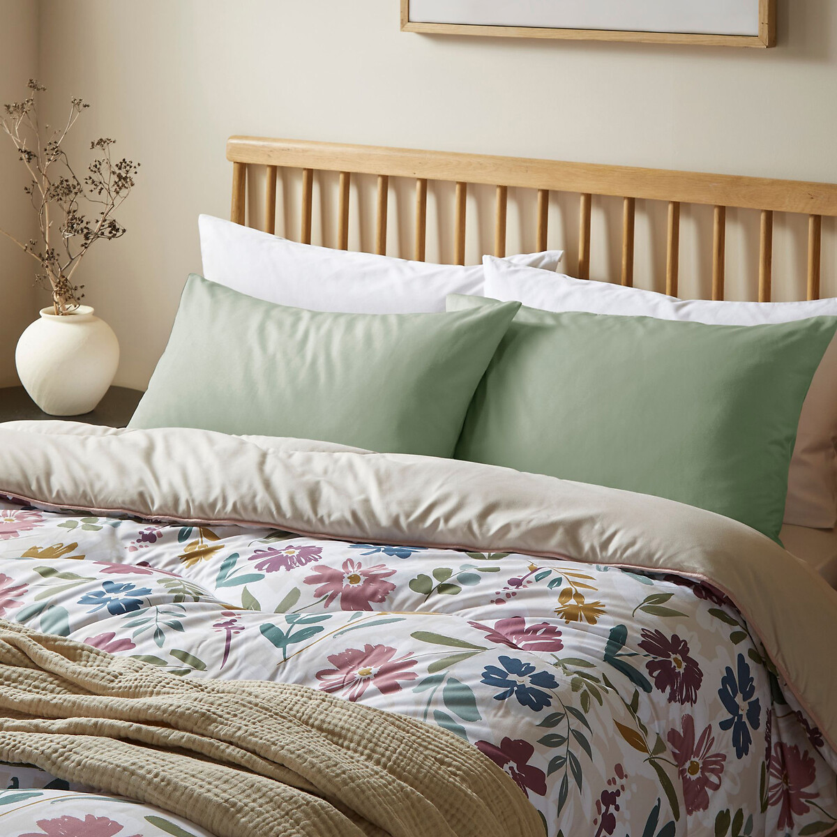 10.5 Tog Autumn Meadow Coverless Duvet and Pillowcase Set multi-coloured, NIGHT LARK