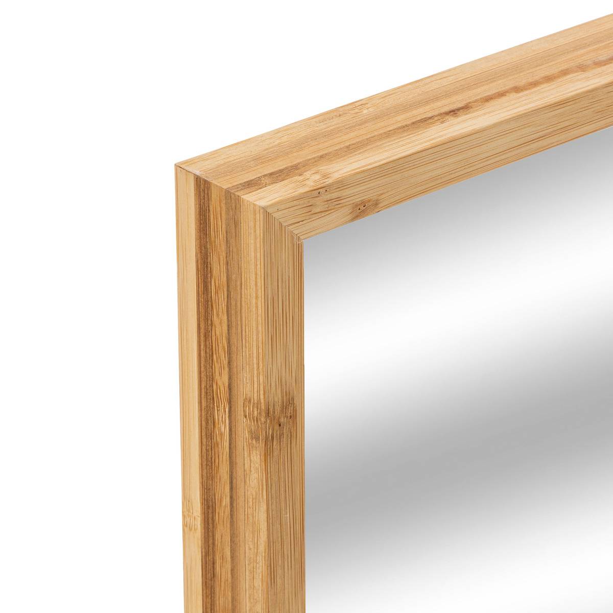 Miroir mural en bambou marron, 5FIVE SIMPLY SMART