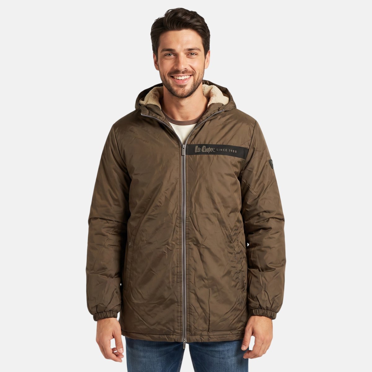 Parka kaki, LEE COOPER