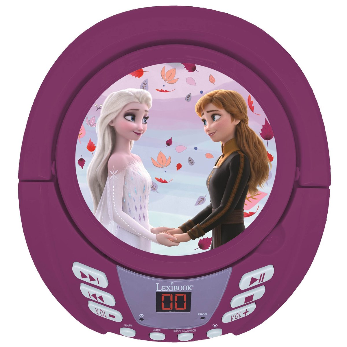 Lecteur CD Bluetooth La Reine des Neiges violet, LEXIBOOK