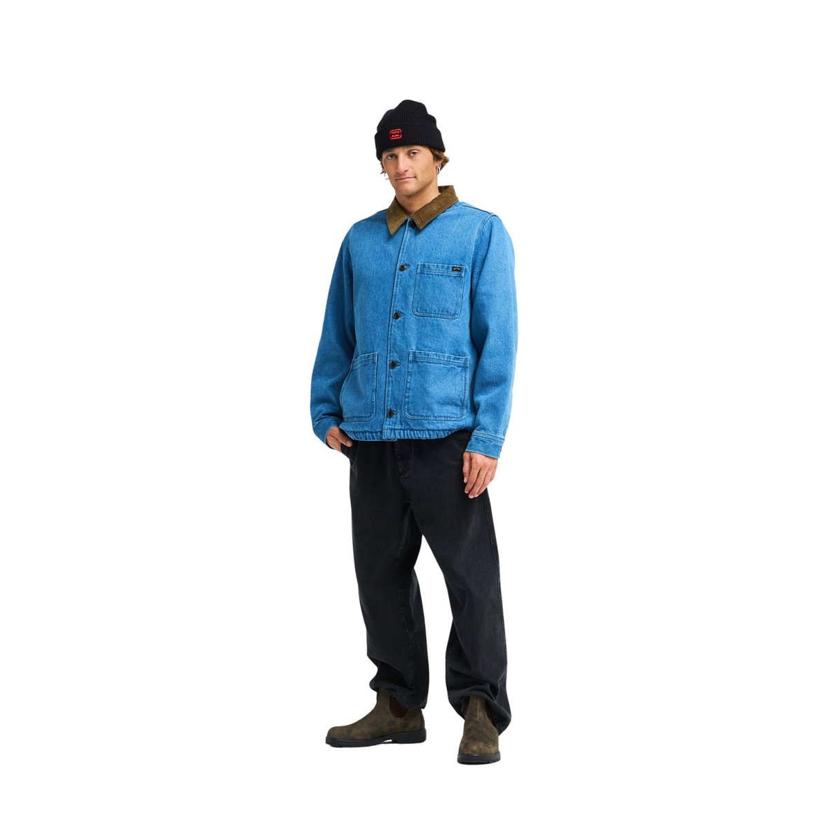 Veste workwear avec doublure en sherpa CHORE bleu bleach, BILLABONG