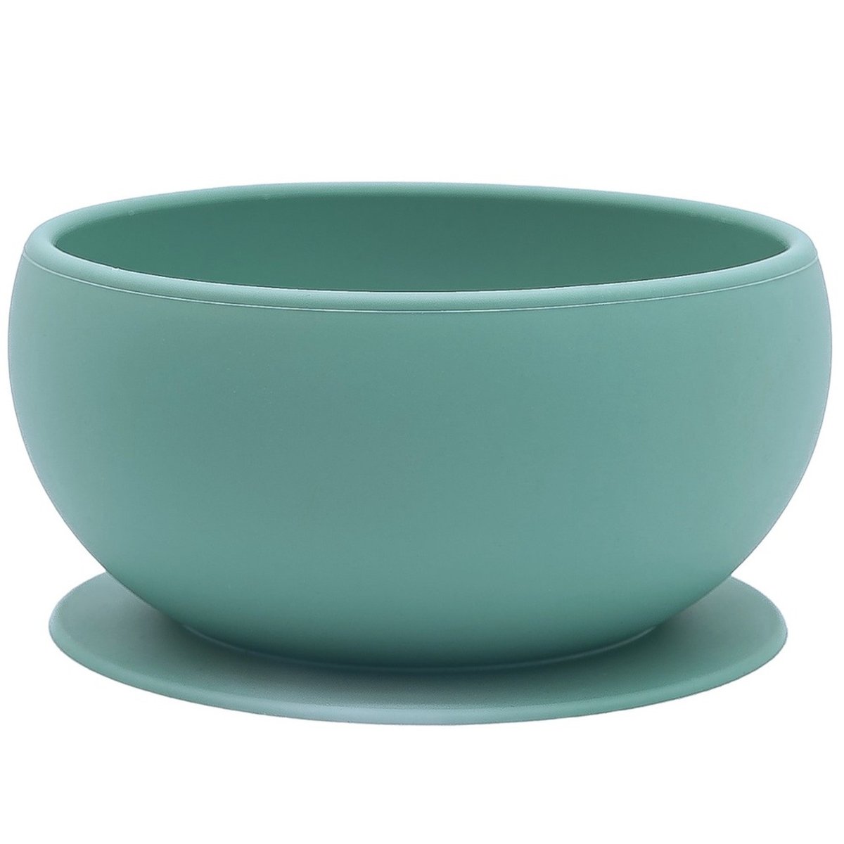 Bol en silicone avec ventouse ANIMAUX menthe, SASSI