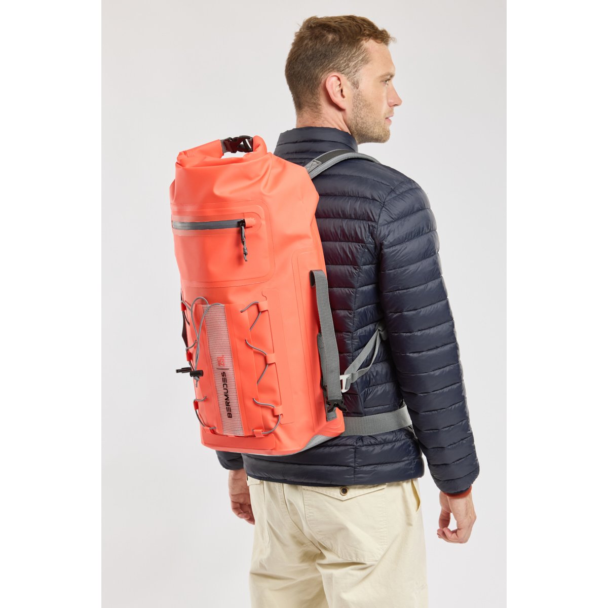 Sac à dos imperméable 25L KERLY orange fluo, BERMUDES
